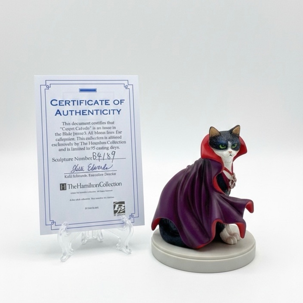 Count Cat-ula ~ All Meow-llows Eve Collection ~ NEW HAMILTON COLLECTION 🐈‍⬛